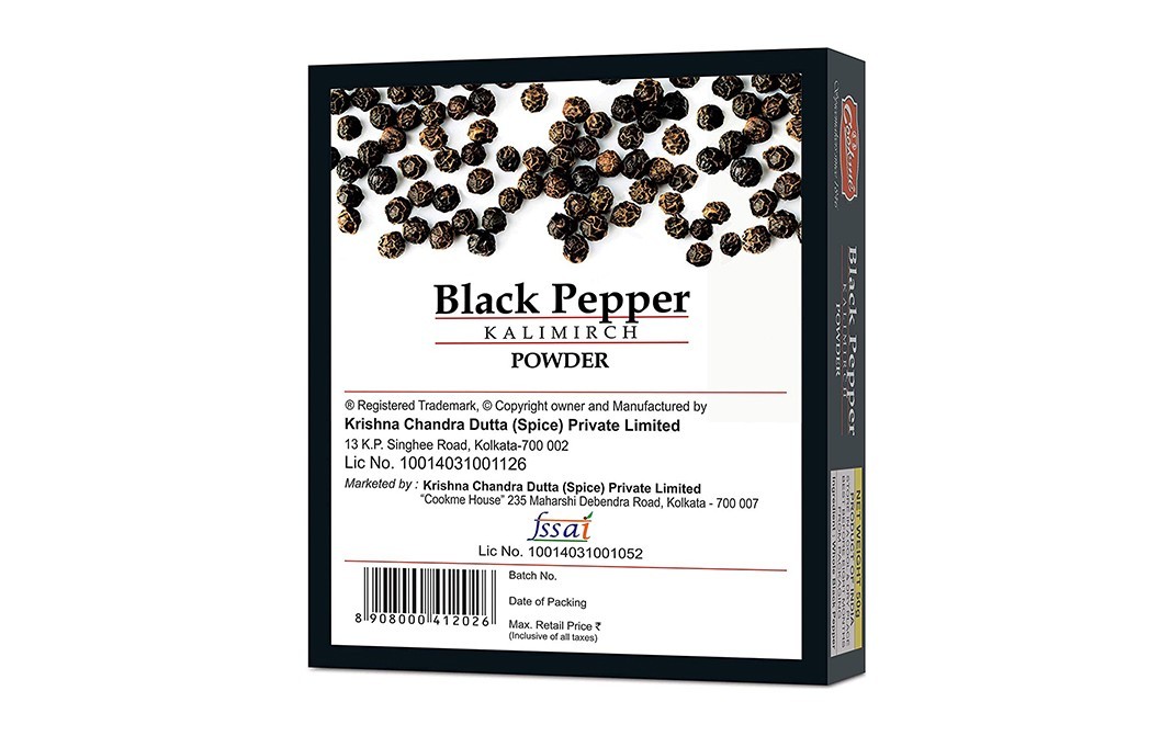 Cookme Black Pepper Powder    Pack  50 grams